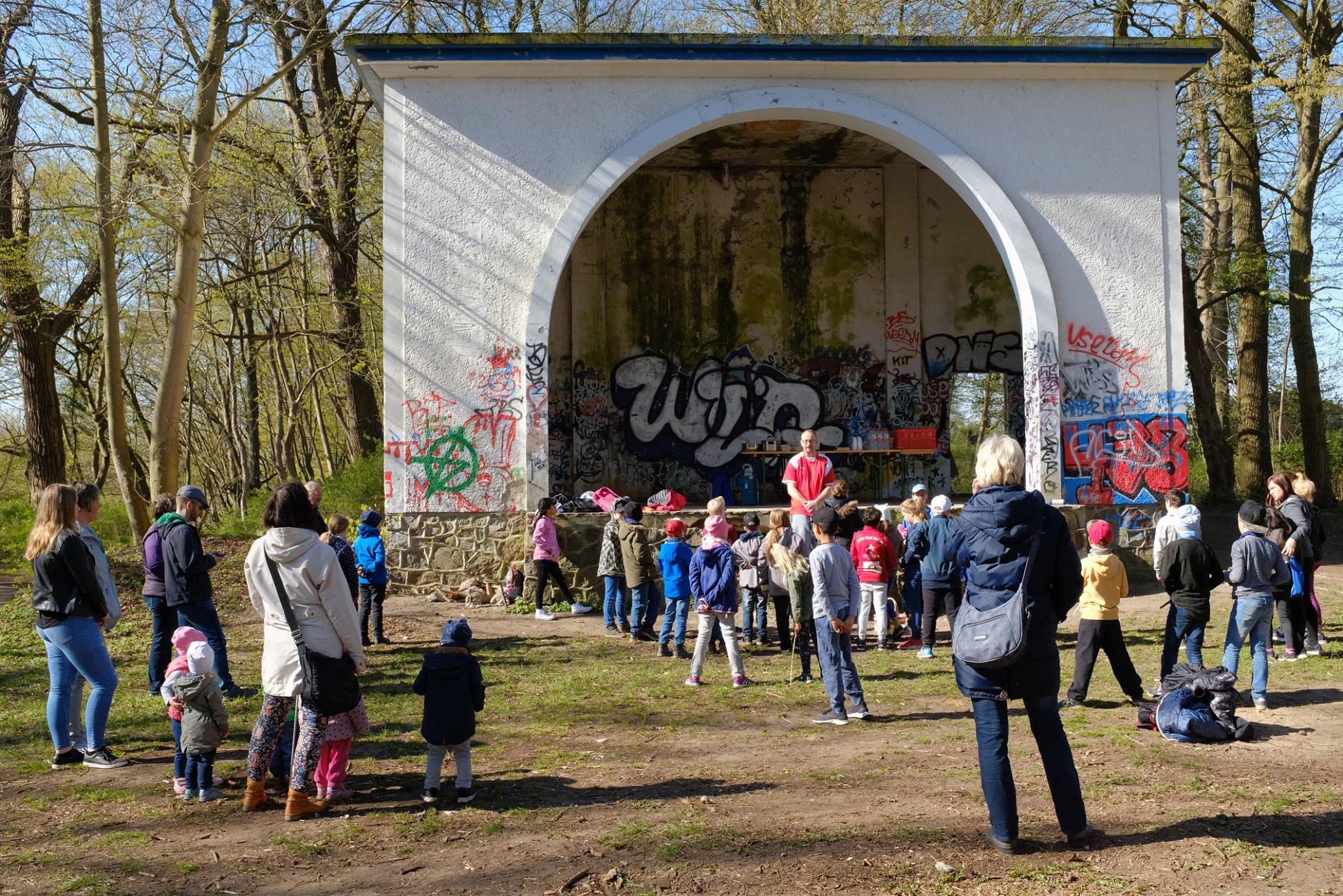 Projekt Peenebunker Musikpavillon im Belvedere-Park in Wolgast