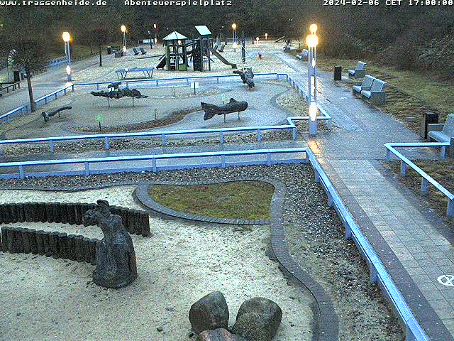 Webcam Blick auf den Abenteuerspielplatz von Trassenheide